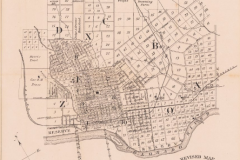 1885 Map of Austin. Texas 